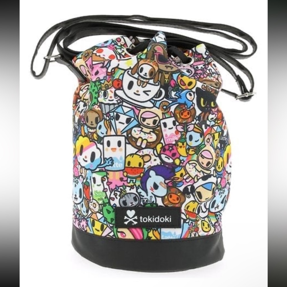 Tokidoki Drawstring Crossbody Shoulder Bag